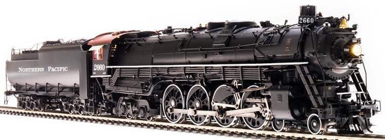 Broadway Limited - Brass Hybrid - Northern Pacific A-3 4-8-4 #2664 (NP Black) Coal Tender - DC/DCC Paragon3 Sound - In Stock Broadway Limited - Brass Hybrid - Northern Pacific A-3 4-8-4 #2664 (NP Black) Coal Tender - DC/DCC Paragon3 Sound - In Stock