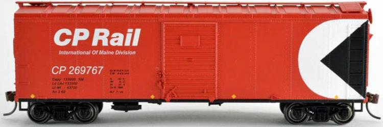 Bowser - 40' Single Door Boxcar - CP #269767 (Action Red - Multimark) - Sold Out