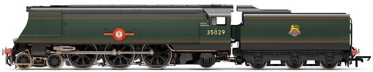 BR Merchant Navy 4-6-2 #35029 'Ellerman Lines' (Lined Green - Early Crest) - In Stock BR Merchant Navy 4-6-2 #35029 'Ellerman Lines' (Lined Green - Early Crest) - In Stock