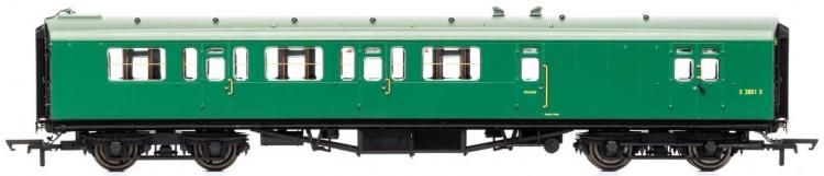 BR Bulleid 59' Corridor Brake Third #S2851S 'Set 968' (Green) - In Stock BR Bulleid 59' Corridor Brake Third #S2851S 'Set 968' (Green) - In Stock