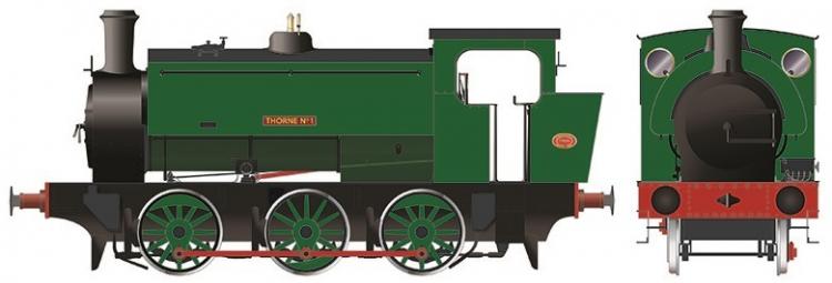 Hunslet 16in 0-6-0ST - #3714 'Thorne No.1' (Plain Green) - Sold Out