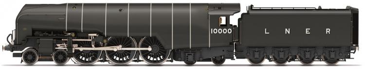 LNER W1 Hush-Hush (Smoke Lifting Cowl) 4-6-4 #10000 (Grey) - Pre Order LNER W1 Hush-Hush (Smoke Lifting Cowl) 4-6-4 #10000 (Grey) - Pre Order