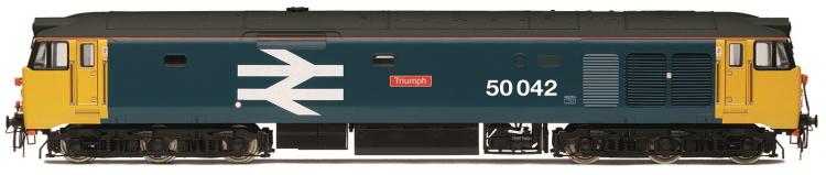 Class 50 #50042 'Triumph' (BR Blue - Large Arrow) - Pre Order