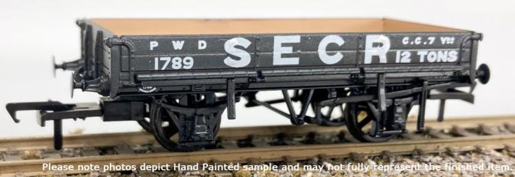 SECR D1744 2 Plank Ballast Wagon #1789 (Grey) - Pre Order