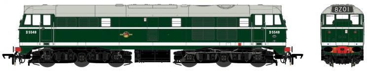 Brush Type 2 - Class 30 #D5549 (BR Green - Late Crest) - Pre Order