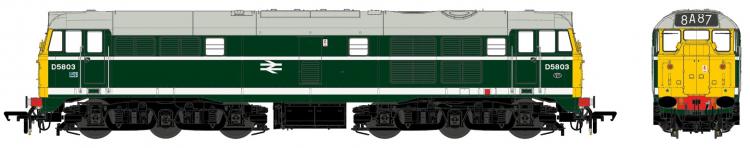 Brush Type 2 - Class 31/1 #D5803 (BR Green - FYE & Double Arrows) - Pre Order