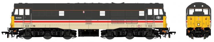 Brush Type 2 - Class 31/4 #31420 (BR InterCity Mainline - Small Arrows) - Pre Order