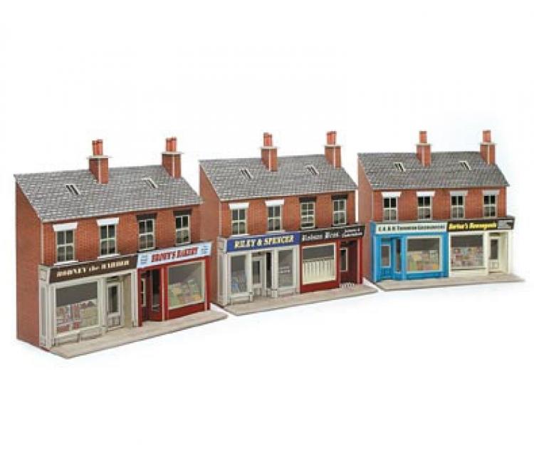 Low Relief - Terraced Shops - Red Brick - Sold Out (Discontinued)