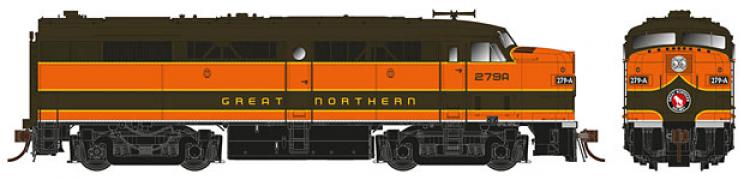 Rapido - ALCO FPA-2 - GN #277B (Great Northern - Orange/Green) - Sold Out