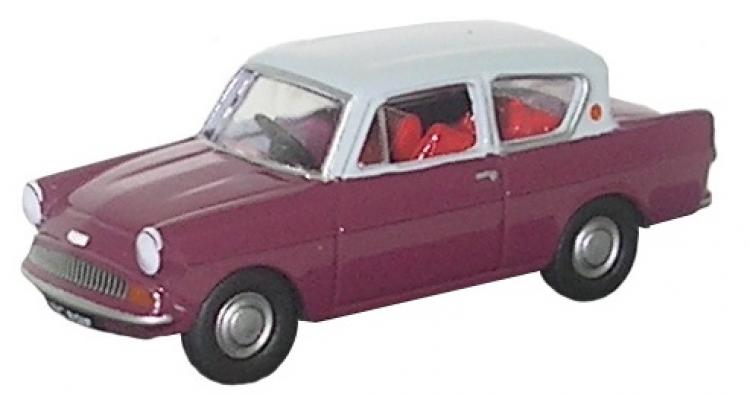 Oxford - Ford Anglia (Maroon-Grey Roof) - Sold Out