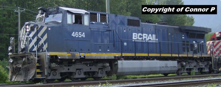 InterMountain - GE Dash 9-44CW - BC Rail #4654 (BCOL - Blue) - Pre Order