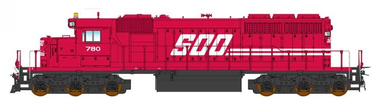 InterMountain - EMD SD40-2 - SOO #757 (Red Repaint) - Pre Order