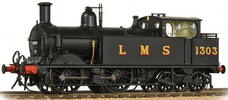 LMS Midland 1P 0-4-4T #1303 (Black) - In Stock LMS Midland 1P 0-4-4T #1303 (Black) - In Stock