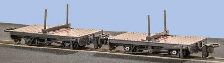 Peco - Pack of Two (2) Bolster Wagons - In Stock