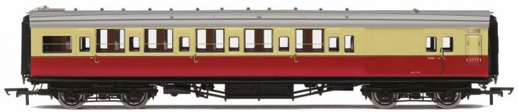BR Maunsell 6-Compartment 3rd Class Brake #S3777S (Set 247) (Crimson & Cream) - In Stock BR Maunsell 6-Compartment 3rd Class Brake #S3777S (Set 247) (Crimson & Cream) - In Stock