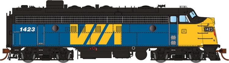Rapido - GMD FP7 - VIA #1403 (VIA Rail - Blue & Yellow) - Sold Out