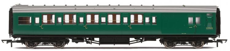 BR Maunsell 6-Compartment Brake Second #S2763S 'Set 230' (Green) - In Stock BR Maunsell 6-Compartment Brake Second #S2763S 'Set 230' (Green) - In Stock