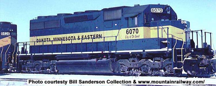Bowser - GMD SD40 - DME #6082 ex CP (Blue & Yellow) - Pre Order