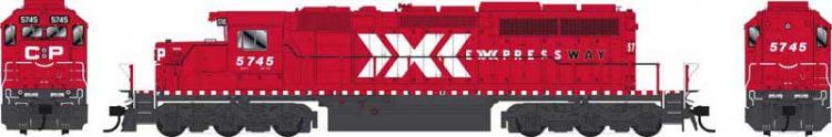 Bowser - GMD SD40-2 - CP #5745 (Expressway) - Pre Order