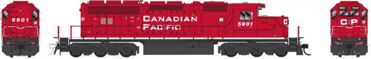 Bowser - GMD SD40-2 - CP #5901 (Block Lettering) - Pre Order
