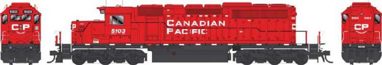 Bowser - GMD SD40-3 - CP #5103 (Block Lettering) - Pre Order