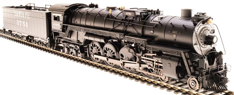 Broadway Limited - ATSF 3751 Northern 4-8-4 #3751 (Oil Tender) Paragon3 DCC Sound - Sold Out