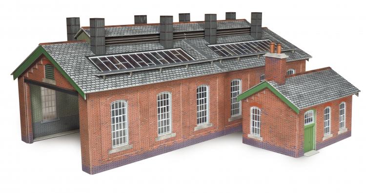 Double Track Engine Shed - Out of Stock