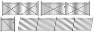 435 : Ratio - Lineside Kit - GWR Spear Fencing (Ramps & Gates) - In Stock (1 only)