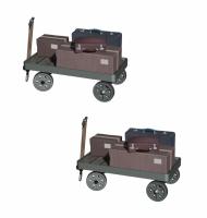 R8676 : 2 platform trolleys with cases R8676 : 2 platform trolleys with cases