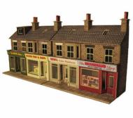 PO224 : Low Relief Terraced Shop Fronts - Stone