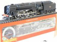 R264 : BR Class 9F 2-10-0 , No. 92200 in unlined black. As new. Boxed. R264 : BR Class 9F 2-10-0 , No. 92200 in unlined black. As new. Boxed.
