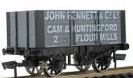 B890 : 7 plank wagon with coal load - 
