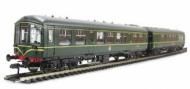 32-516 : Derby Lightweight 2-car DMU, BR Green with speed whiskers