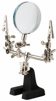 55675 : Excel - Double Clip Extra Hands with Magnifier - In Stock 55675 : Excel - Double Clip Extra Hands with Magnifier - In Stock