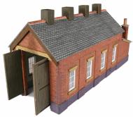PN931 : Single Track Engine Shed - Red Brick - In Stock PN931 : Single Track Engine Shed - Red Brick - In Stock