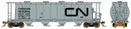 127003-1 : Rapido - NSC 3800 cu. ft. Cylindrical Hopper - CN Grey (Black) CNLX #7665 - In Stock 127003-1 : Rapido - NSC 3800 cu. ft. Cylindrical Hopper - CN Grey (Black) CNLX #7665 - In Stock