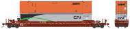 401004 : Rapido - CP 53ft Husky-Stack Well Car #527332 - Pre Order 401004 : Rapido - CP 53ft Husky-Stack Well Car #527332 - Pre Order