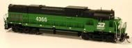 24391 : Bowser - Alco C636 - Burlington Northern / BN #4365 (Green & Black) - Pre Order 24391 : Bowser - Alco C636 - Burlington Northern / BN #4365 (Green & Black) - Pre Order