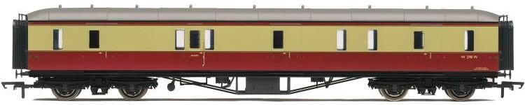 BR Hawksworth Gangway Passenger Brake #W298W (Carmine & Cream) - Sold Out