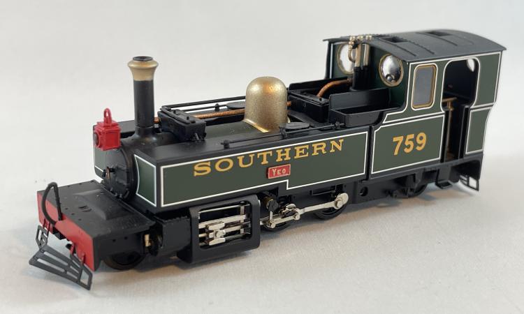 Heljan - Southern Railway (ex-Lynton & Barnstaple) 2-6-2T #759 'Yeo' (SR Malachite Green) - In Stock