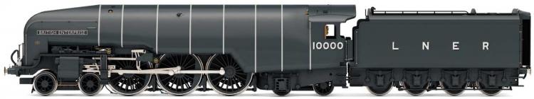 LNER W1 Hush Hush 4-6-4 #10000 'British Enterprise' (Battleship Grey) - Sold Out