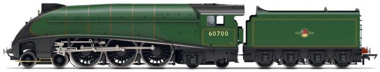 BR Rebuilt W1 Hush-Hush 4-6-4 #60700 (Lined Green - Late Crest) - In Stock