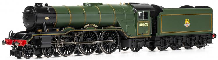 BR A3 4-6-2 #60103 'Flying Scotsman' (Lined Green - Early Crest) Diecast Footplate - In Stock