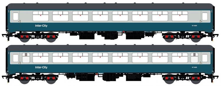 BR Mk2b TSO Tourist Second Open #W5488 (BR Blue & Grey - InterCity) - Pre Order