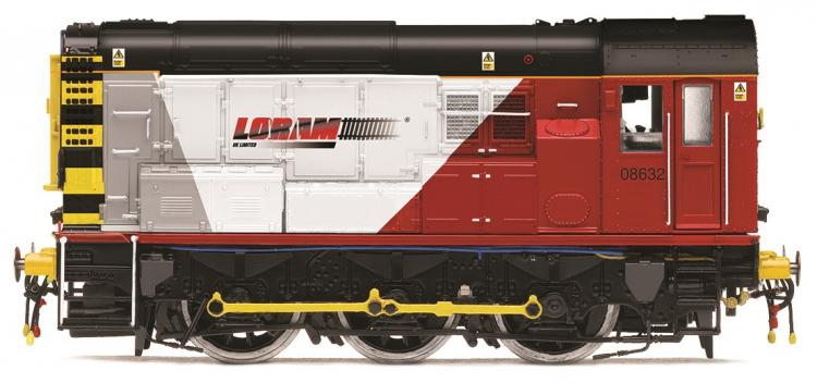 Class 08 #08632 (Loram - Red, White & Grey) - Pre Orders Closed