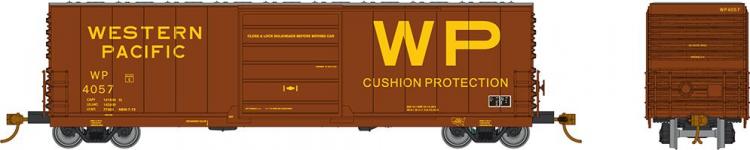 Rapido - Evans X72A Boxcar - Western Pacific (WP Brown) 3-Pack - Sold Out