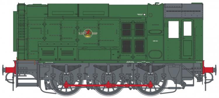 Class 08 #Unnumbered (BR Green - Late Crest - No Warning Panels) DCC Sound - Pre Order