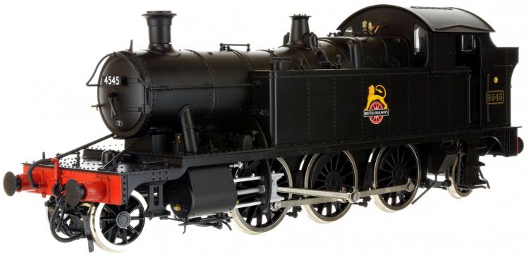 BR 45xx Small Prairie 2-6-2T #4545 (Black - Early Crest) - Contact Us for Availability