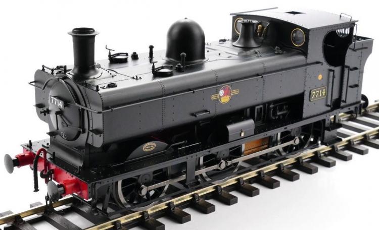 BR 57xx Pannier 0-6-0PT #7714 (Black - Late Crest) - Contact Us for Availability