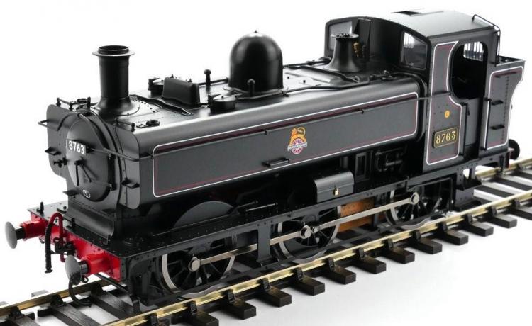 BR 8750 Pannier 0-6-0PT #8763 (Lined Black - Early Crest) - Contact Us for Availability
